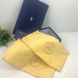 Opp FRANCE Empty Shoe Box With Dust Bags AUTHENTIC